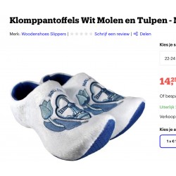 Klompjes, pantoffels. Nieuw. Maat 20-24