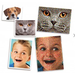 Photo pixel art