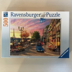 Avondsfeer in Parijs. 500 stukjes