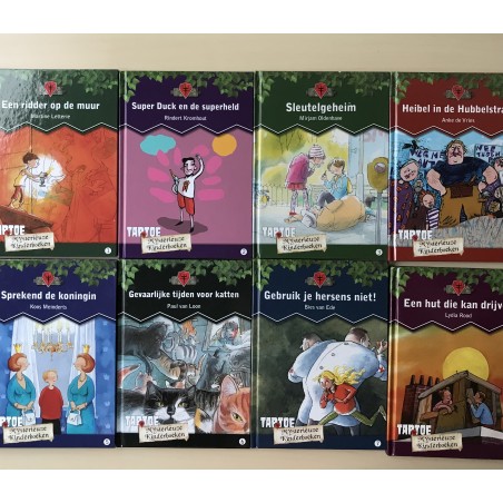Serie van 8 boeken. Taptoe. Mysterieuze kinderboeken