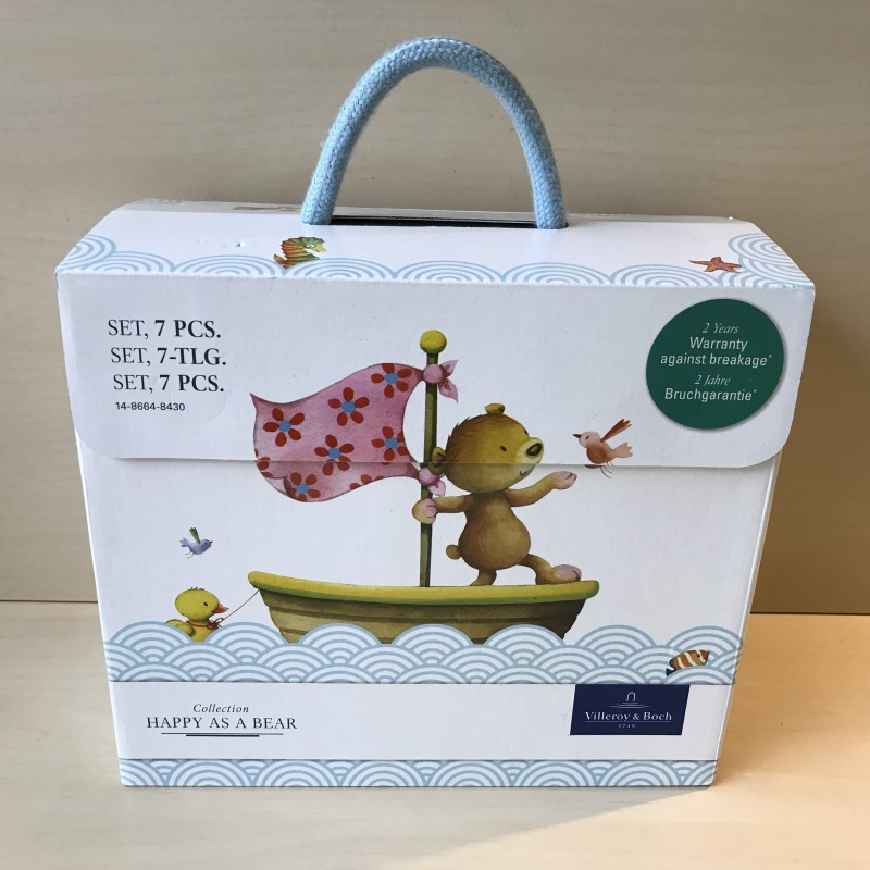 Kinderservies Villeroy & Boch. Ongebruikt. Happy as A bear