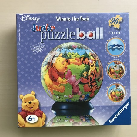 3D Junior Puzzelbal Winnie The Pooh.  96 stukjes