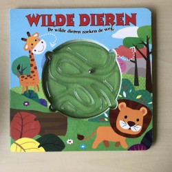 Wilde dieren, boek met doolhof
