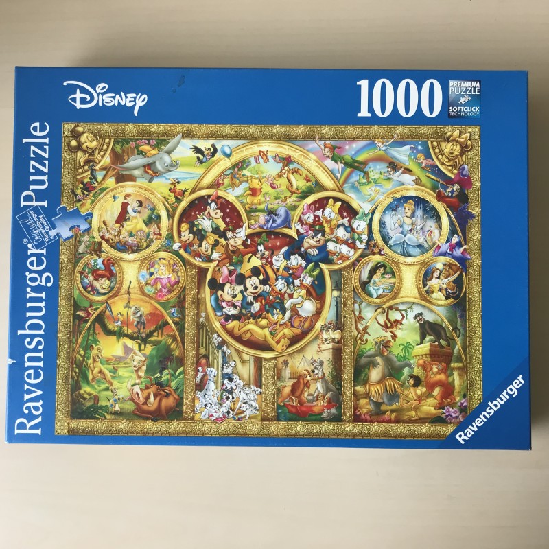 Disney 1000 stukjes. In ongeopende zak.