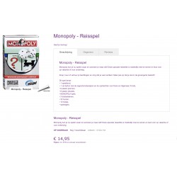 Monopoly : Reisspel / Reisversie