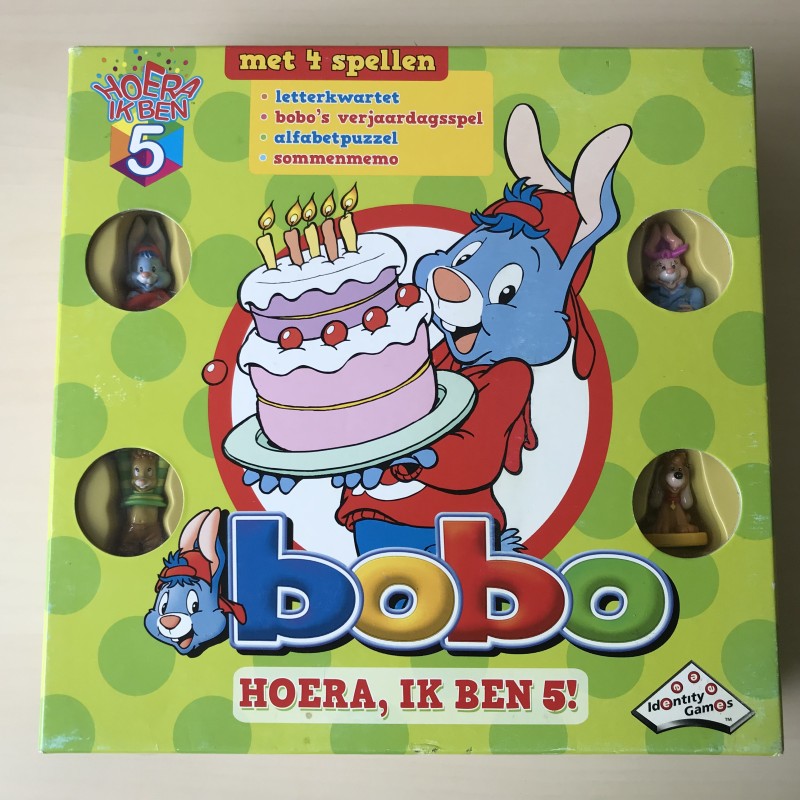 Bobo, hoera ik ben 5!