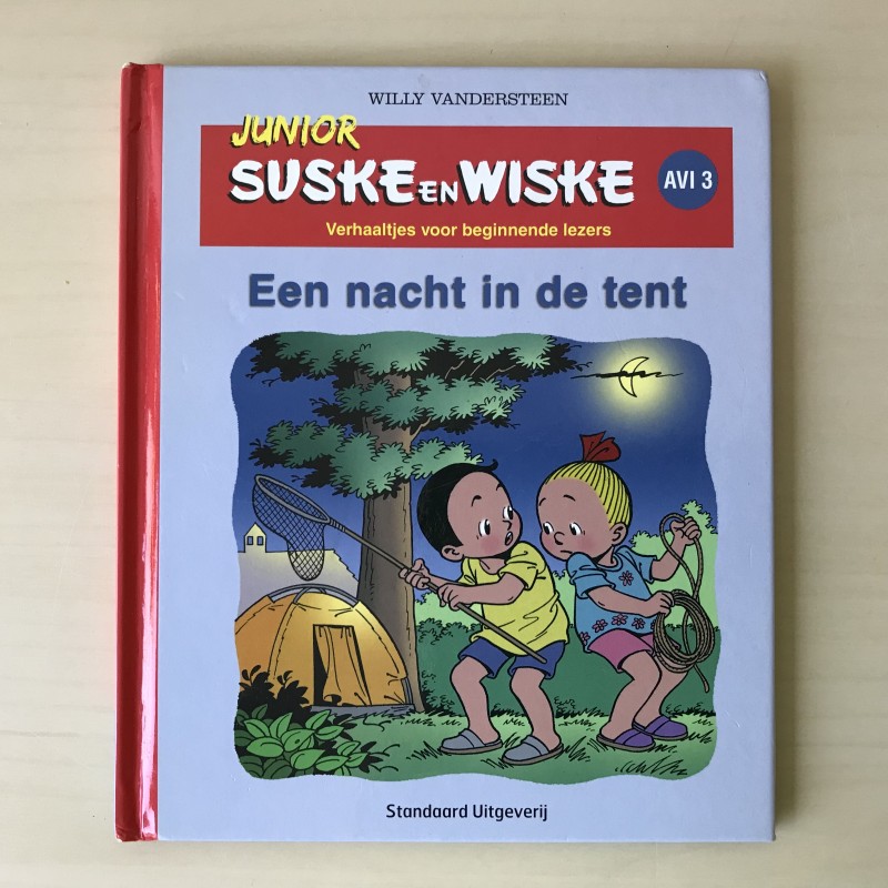 Suske en Wiske junior : Een nacht in de tent