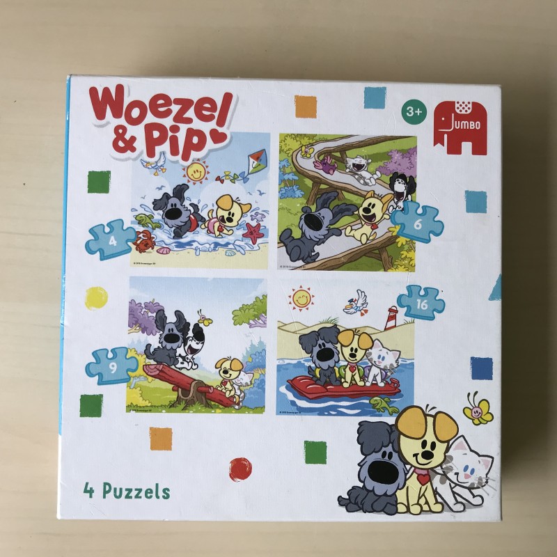 Woezel en Pip 4 6 9 en 16 stukjes