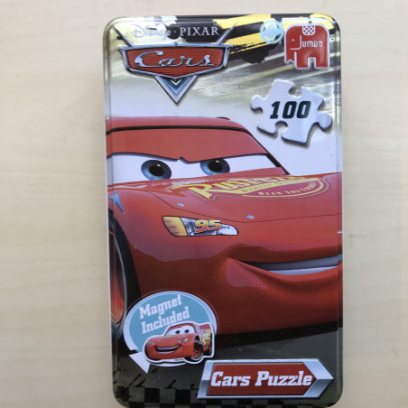 Cars 100 stukjes in metalen blik