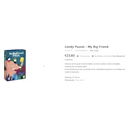 My big friend puzzle 36 stukken