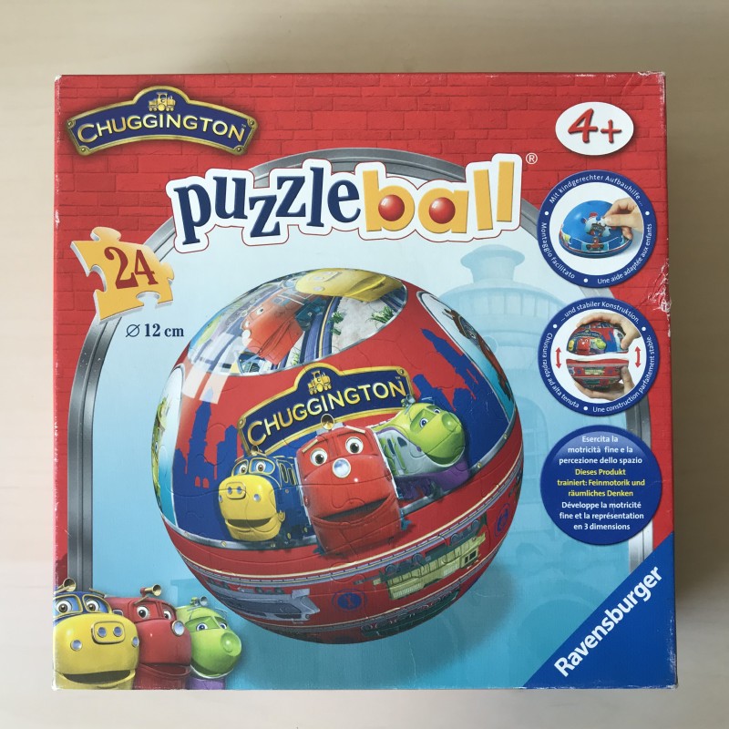 3D Junior Puzzelbal Chuggington 24 stukjes