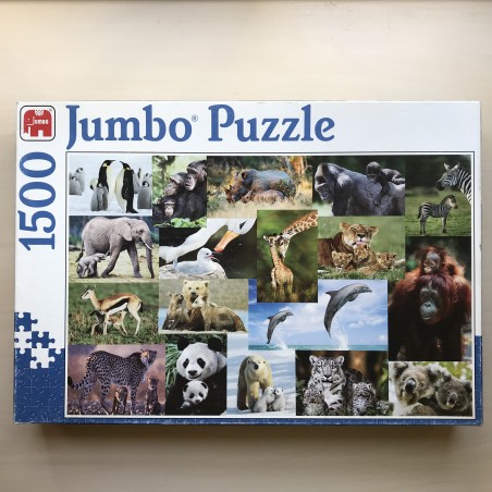Dieren : puzzel 1500 stukjes.