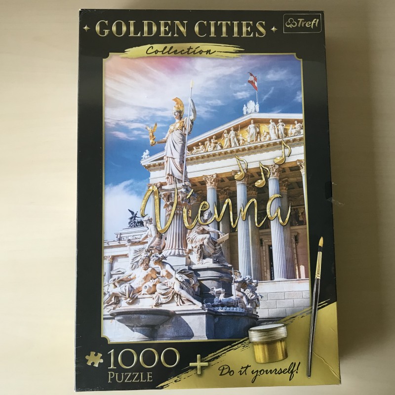 Golden Cities Wenen : Nieuw. 1000 stukjes met verf en penseel