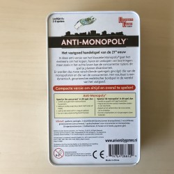 Anti-Monopoly : Reisspel / Reisversie in blik.