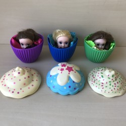 3 cupcakes poppetjes