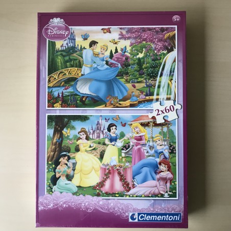 Prinsessen : Nieuw. Puzzel 2 x 60 stukjes.