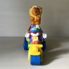 Fisher Price : Little people. Fiets met clown en circusleeuw . Set 197.
