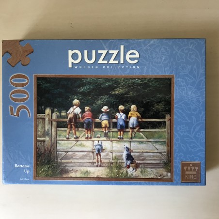 BottomsUp. 500 stukjes. Houten puzzel.