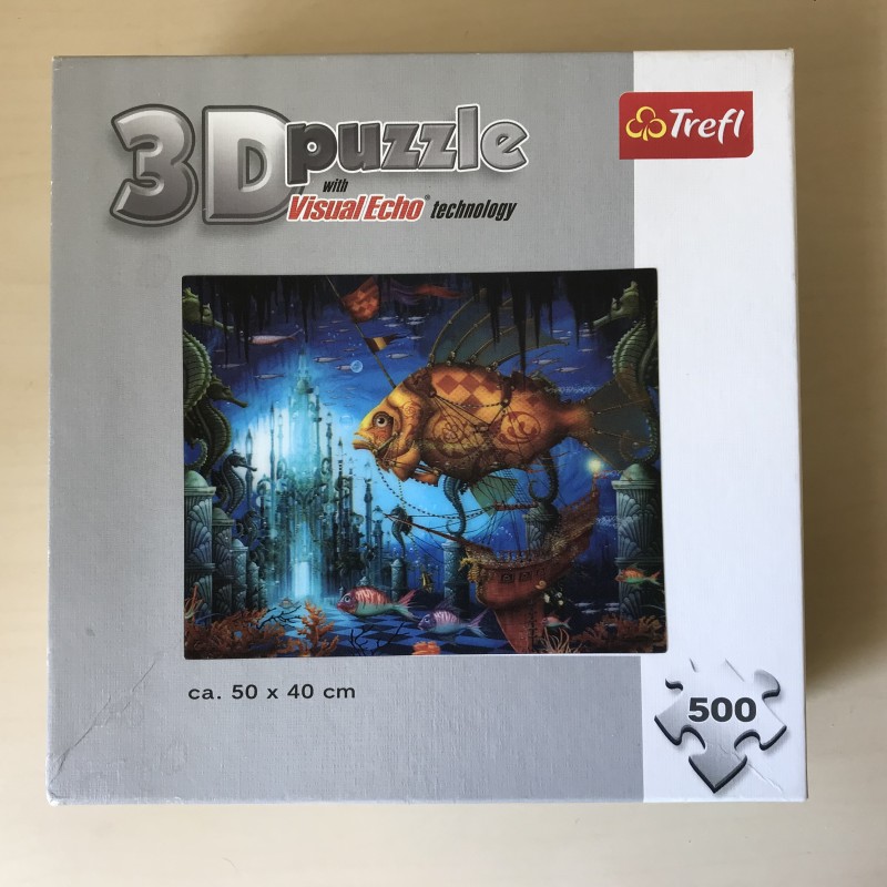 3D Puzzel 500 stukjes. Onderwaterleven