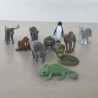 Dieren : Minifiguren. ca. 3 cm. hoog. 10 stuks. Set 8.