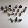 Dieren : minifiguren. ca. 3 cm. hoog. 18 stuks. Set 5.