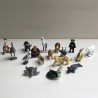 Dieren : minifiguren. ca. 3 cm. hoog. 18 stuks. Set 5.