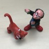 Smurfen : Gargamel. 6 cm. hoog. Set 14.