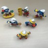 Smurfen : Mc. Donald’s. 6 stuks.  5,5 cm. hoog. Set 16.