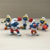 Smurfen : Mc. Donald’s. 5 stuks.  5,5 cm. hoog. Set 20.