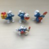 Smurfen : Mc. Donald’s. 4 stuks.  5,5 cm. hoog. Set 21.
