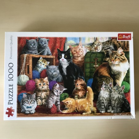 Poezen puzzel. 1000 stukjes. Ongebruikt.