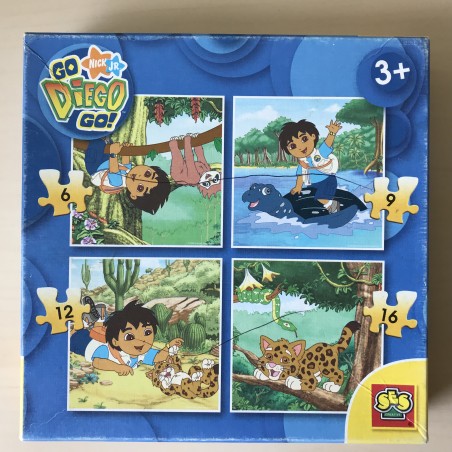 Go Diego Go : 6, 9, 12 en 16 stukjes