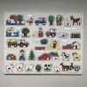 Puzzelplankje Knopjespuzzel : Boerderij. 30 stukjes