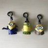 Minions : Minions sleutelhangers. MacDonalds. 3 stuks. 6 cm. hoog.