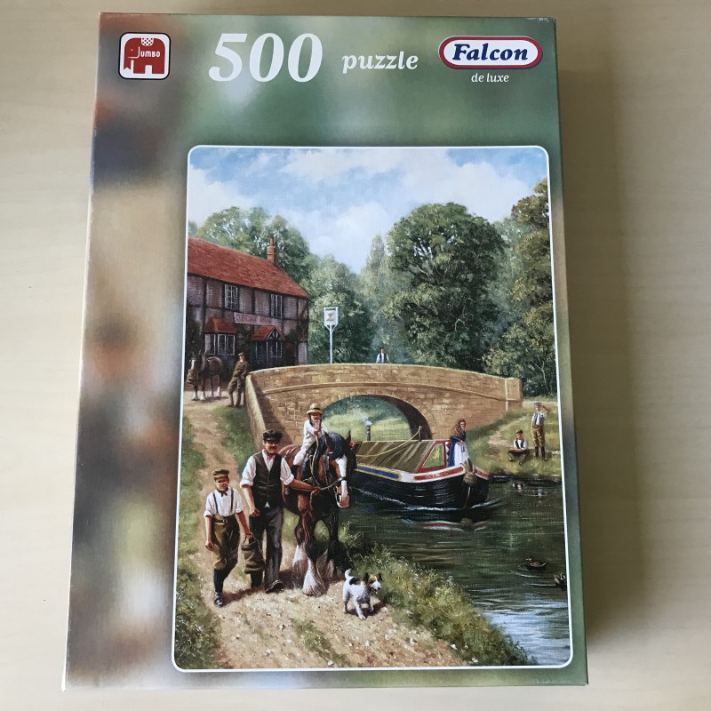 Falcon : Trekschuit nostalgie 500 stukjes