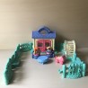 Fisher Price : Little People. Theehuisje en schommel.  Set  205.