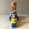 Fisher Price : Little people. Fiets met clown en circusleeuw  . Set 207.