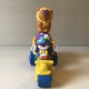 Fisher Price : Little people. Fiets met clown en circusleeuw  . Set 207.