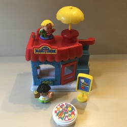 Fisher Price : Little People. Restaurant met dakterras. Set 215.