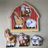 Puzzelplankje Knopjespuzzel : Nieuw. Melissa & Doug. Boerderij met dieren.