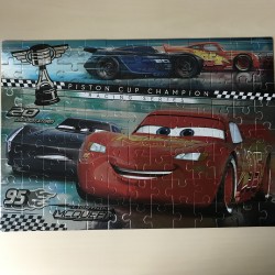 Cars Metallic puzzle: 104 stukjes