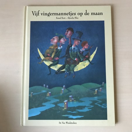 Vijf vingermannetjes op de maan