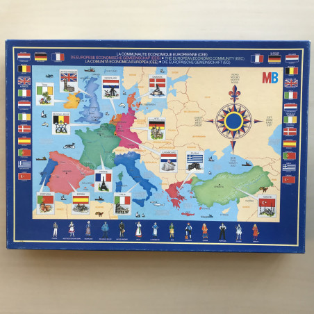 Europa en vlaggen 280 stukjes