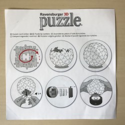 3D puzzel : Dorie. Nemo. Nachtlamp. 72 stukjes.