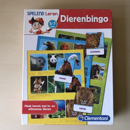 Spelend leren : Dierenbingo.