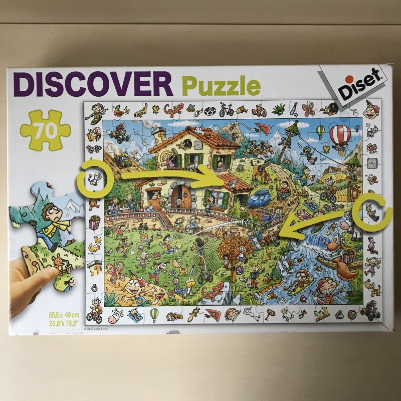 Zoek puzzel : 70 stukjes