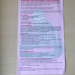 Het grote Koning van Katoren theaterspel