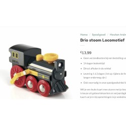 Brio: stoomlocomotief
