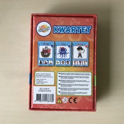 Kwartet: piraten. Ook te spelen op kleur en getal