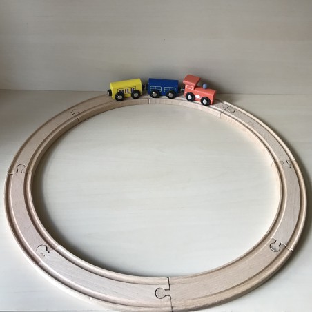 Houten treinbaan : starterset.